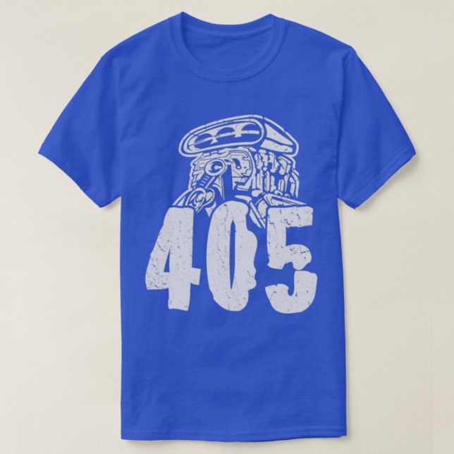 Street Outlaws 405 OKC drag racing T-Shirt (Design Front)