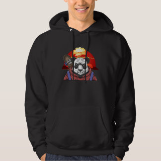 Street Panda in outdoor sports skateboard Hoodie