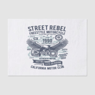 Street Rebel Motorcycle Tissue Paper
