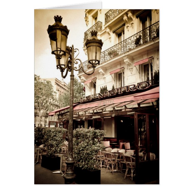 Street restaurant, Paris, France (Front)