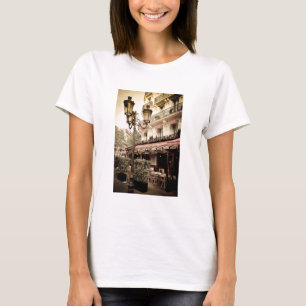 Street restaurant, Paris, France T-Shirt