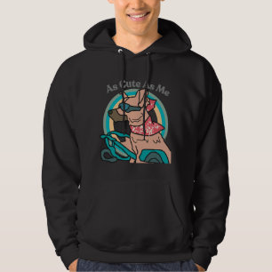 Street Retro Dog with Sunglasses   Funny Hoodie