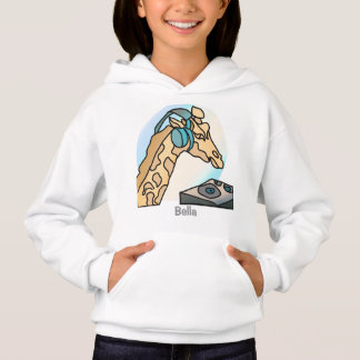 Street Retro Giraffe with Headphones | Funny