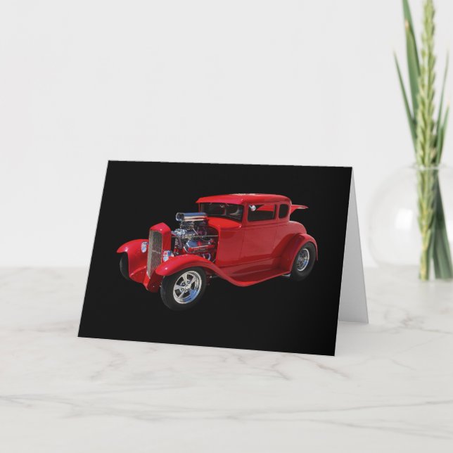 Street Rod Greeting Card (Front)