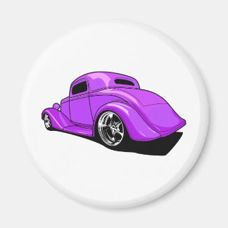 Street Rod Purple Magnet