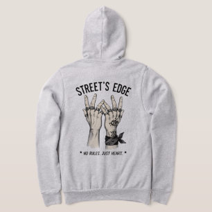 Street’s Edge – Bold Urban Typography Design Hoodie