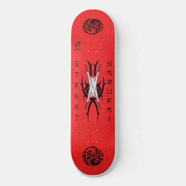 Street Samurai Skateboard (Front)