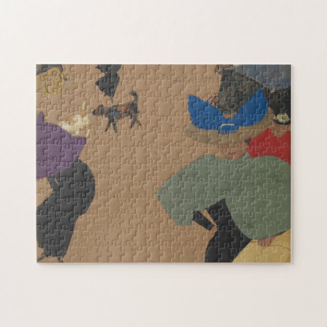 Street Scene in Paris Jigsaw Puzzle (Horizontal)