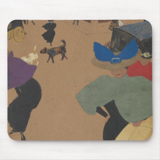 Street Scene in Paris Mouse Pad (Front)