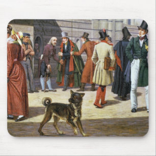 Street Scene in Stockholm Mouse Pad