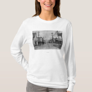 Street Scene in Valdez, Alaska Photograph T-Shirt