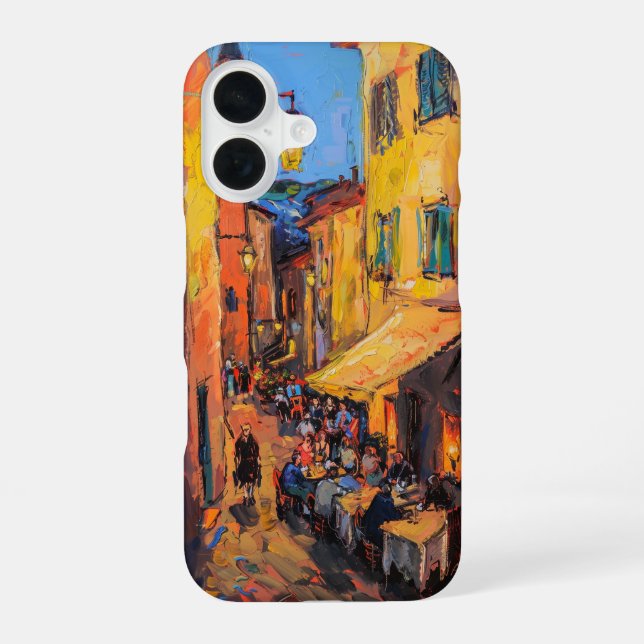Street Scene iPhone 16 Case (Back)