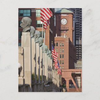 Street Scene outside the Chicago Merchandise Postcard