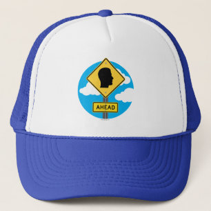 Street Sign AHEAD Trucker Hat