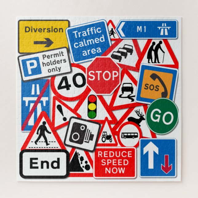 Street Sign Design Jigsaw Puzzle (Vertical)