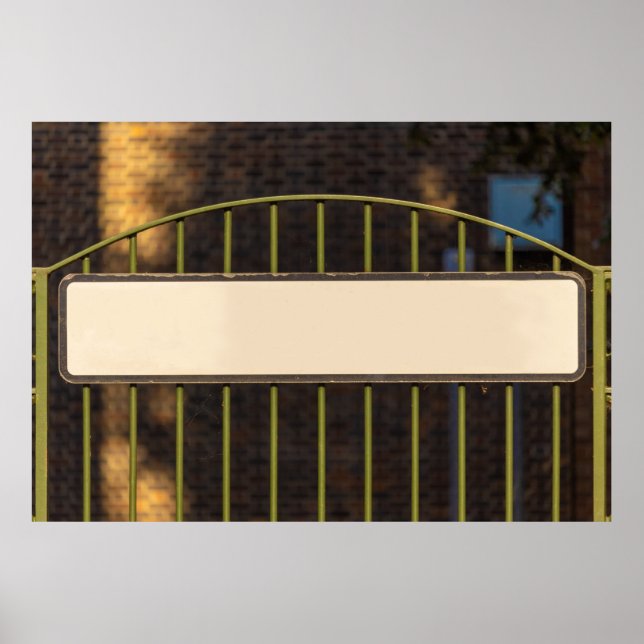 Street Sign for Personalised Names (Front)