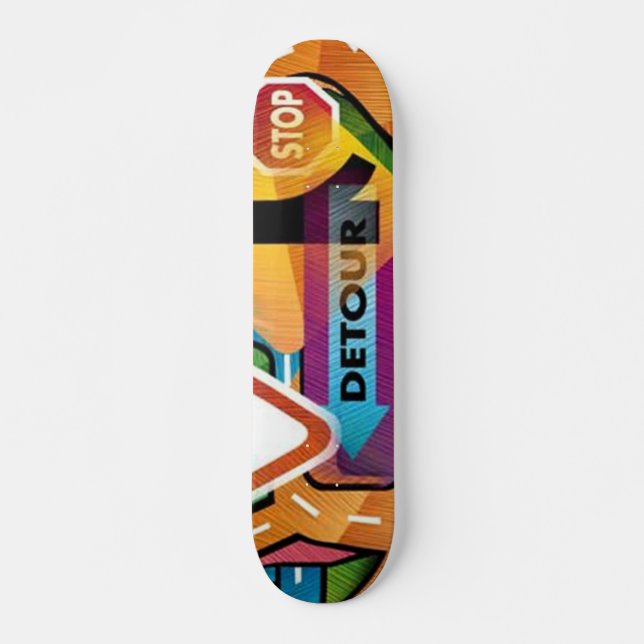 Street Signs #2 Skateboard (Front)