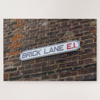 Street Signs of London Brick Lane - 20x30 -1014 pc Jigsaw Puzzle