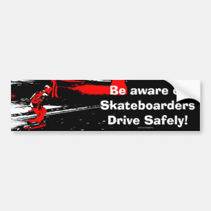 Street Skater - Skateboarder Bumper Sticker