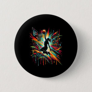 Street Slam Queen Dunk Explosion Vibes Energy Sket 6 Cm Round Badge