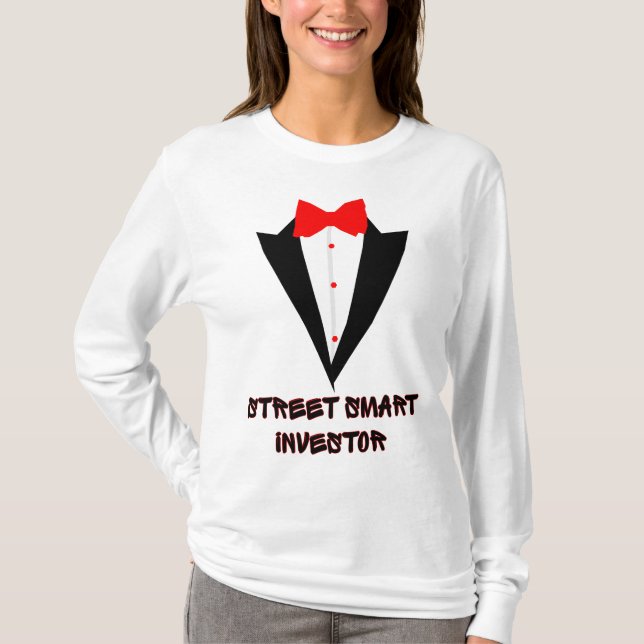 Street Smart Wall Street Dual Identity Investor T-Shirt (Front)