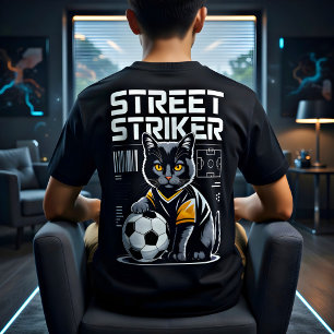 Street Striker Cat T-Shirt Tri-Blend Shirt