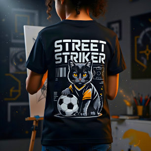 Street Striker Soccer Cat T-Shirt