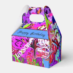 Street style artwork favour box