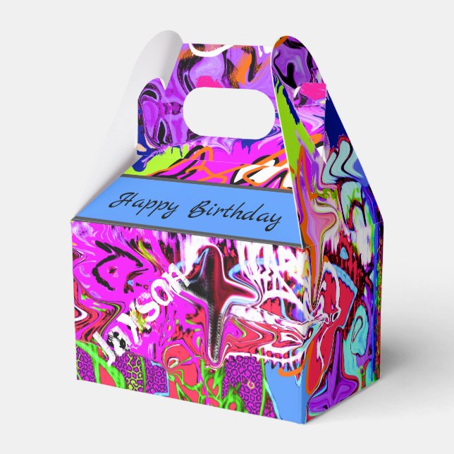 Street style artwork favour box (Front Side)