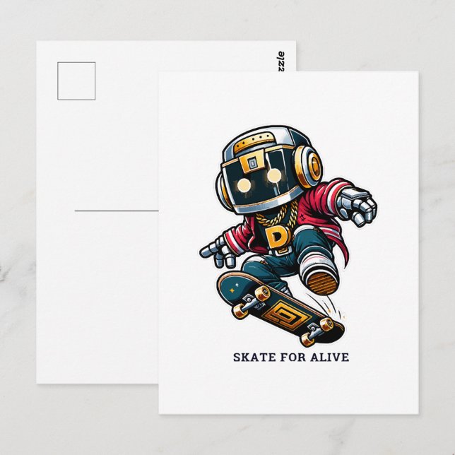 Street Style Skate Series Postcard (Front/Back)