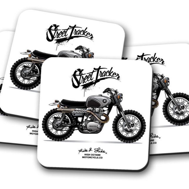 Street Tracker Coaster | Motorcycle Coaster Set (Creator Uploaded)