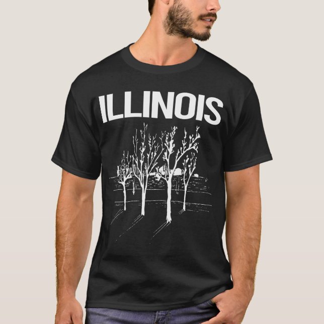 Street Trees Illinois T-Shirt (Front)