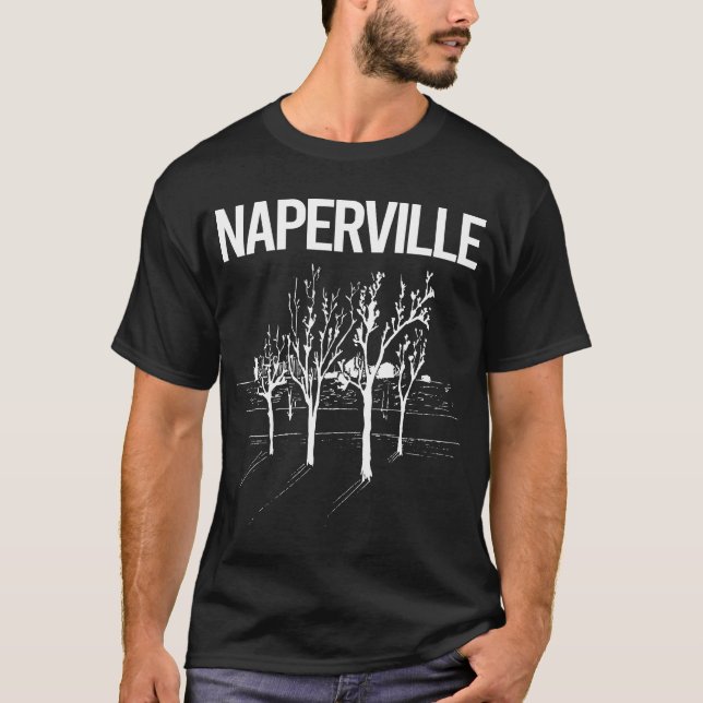 Street Trees Naperville T-Shirt (Front)