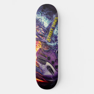 Street Tunes electric guitar  Skateboard