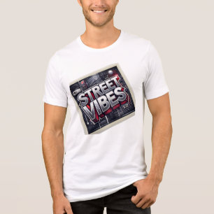 Street Vibes   Urban Graffiti Art Tri-Blend Shirt