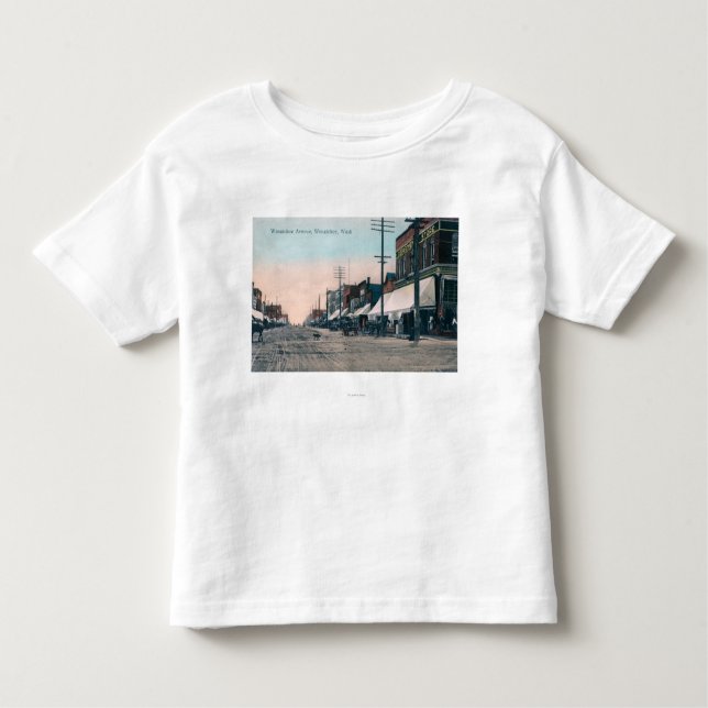 Street View of Wenatchee Avenue Toddler T-Shirt (Front)