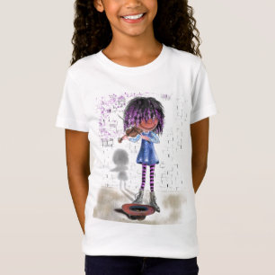 Street Violinist Girl T-Shirt