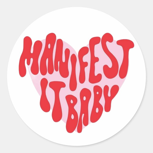 Street Wear Classic Round Sticker (Front)