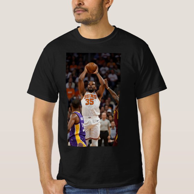 Streetball King: Urban Style Basketball T-shirt (Front)