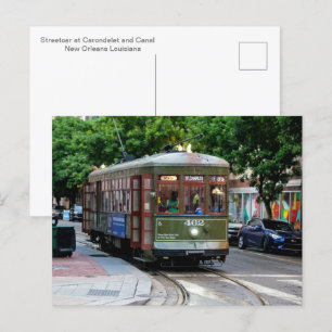 Streetcar postcard