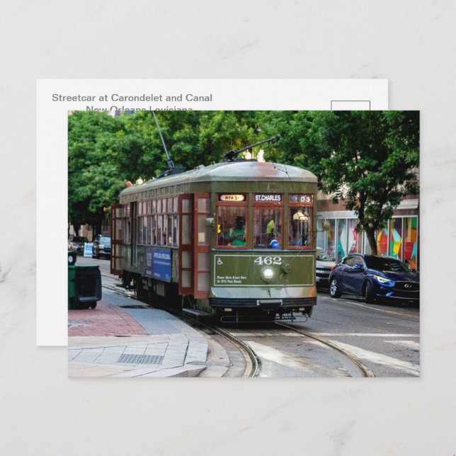Streetcar postcard (Front/Back)