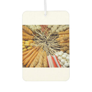 streetfood from a asian market car air freshener