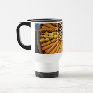 streetfood from a asian market travel mug