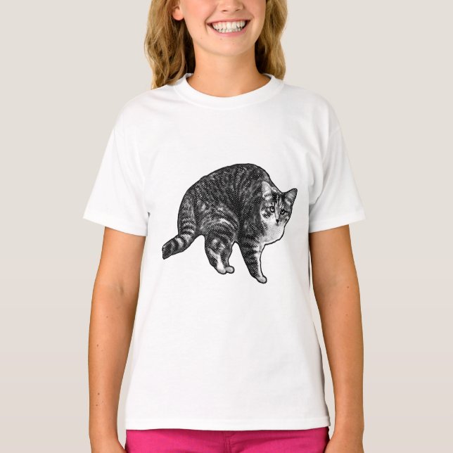 Streetlight Tabby Look T-Shirt (Front)