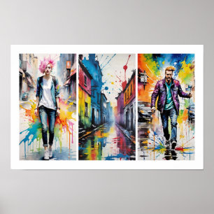 Streets Of Colour Poster