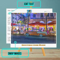 Streets of Miami Beach Florida
