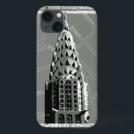 Streets of New York with Empire State Building iPhone 13 Case<br><div class="desc">Have you been to New York? Then you'll love this print of the streets of the city with an inset of the Empire State Building. Buy this piece and bring yourself a little closer to the Big Apple!</div>
