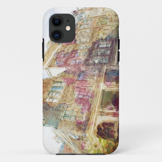 Streets of Old Amsterdam Case-Mate iPhone Case (Back)