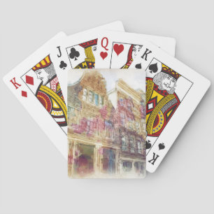Streets of Old Amsterdam Playing Cards