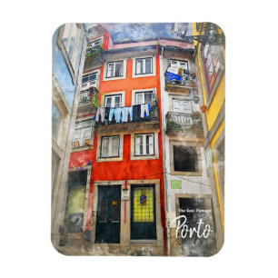 Streets of Porto- Portugal Magnet